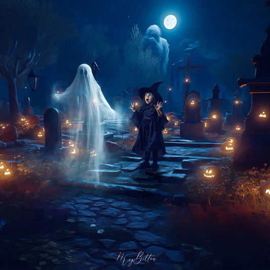 Simple Composite Creations: Haunted Cemetery - Meg Bitton Productions
