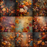 Ultimate Autumn Floral Background Bundle - Meg Bitton Productions