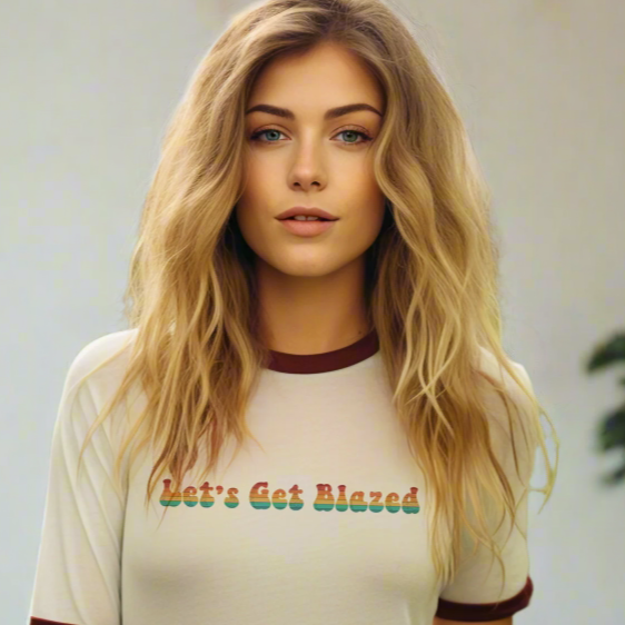 Let's Get Blazed Ringer Tee