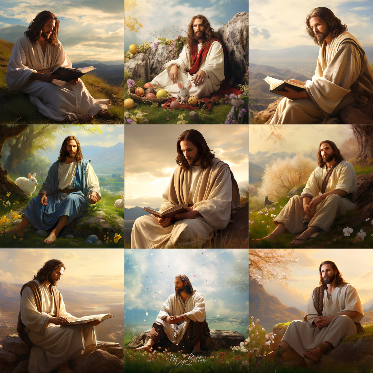 Ultimate Sitting Jesus Background Bundle