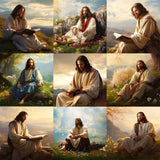 Ultimate Sitting Jesus Background Bundle