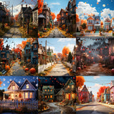 Ultimate Halloween Lane Background Bundle