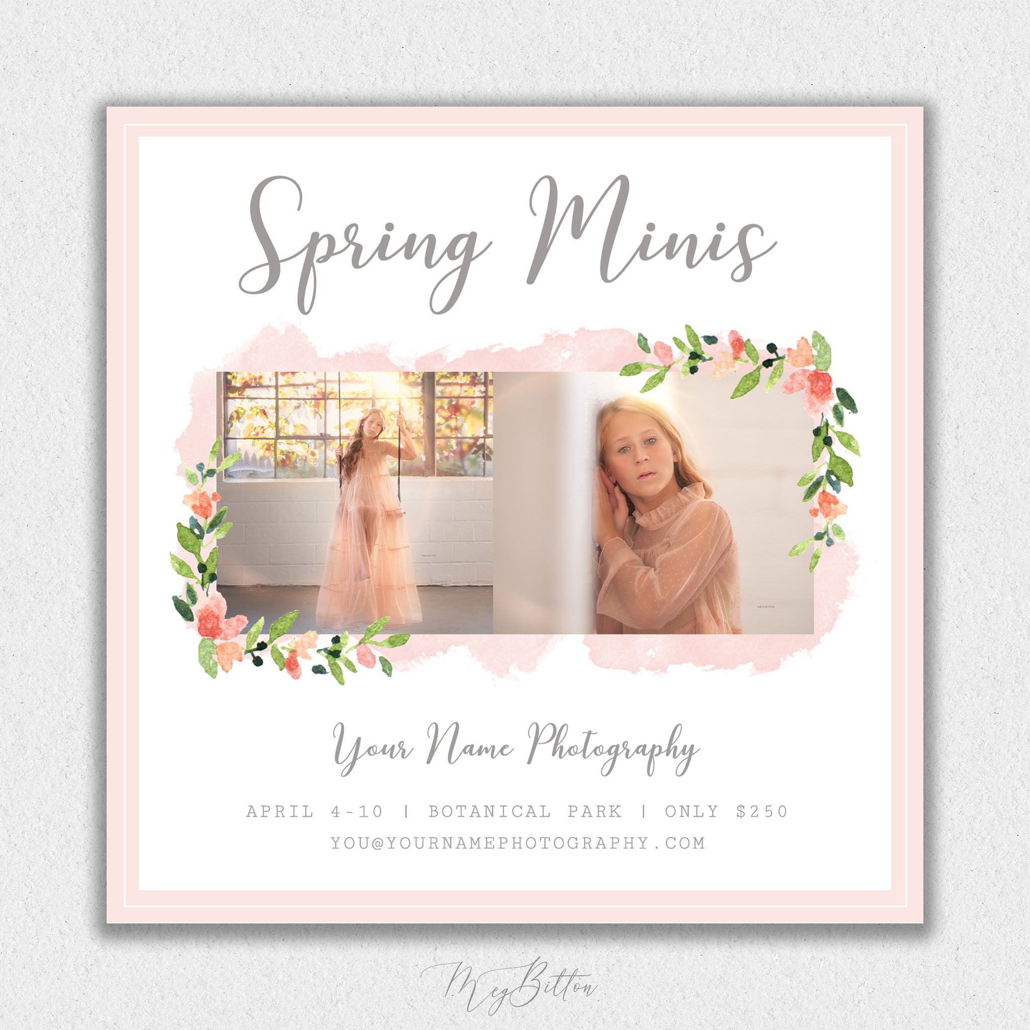 Spring Mini Session Template #15