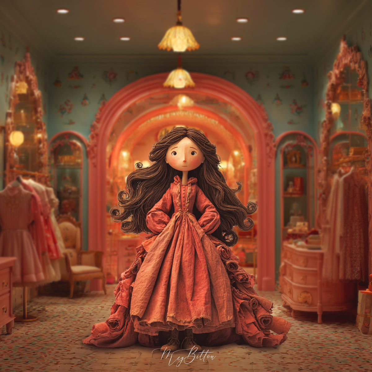 Claymation Kids Series: Couture Girls Asset Pack