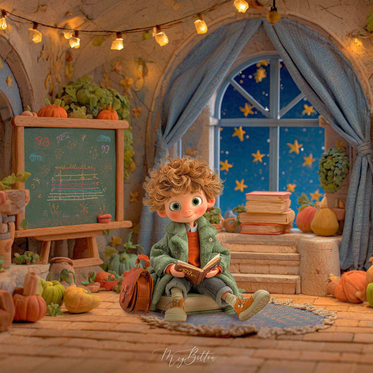 Claymation Kids Series: School Boy Asset Pack