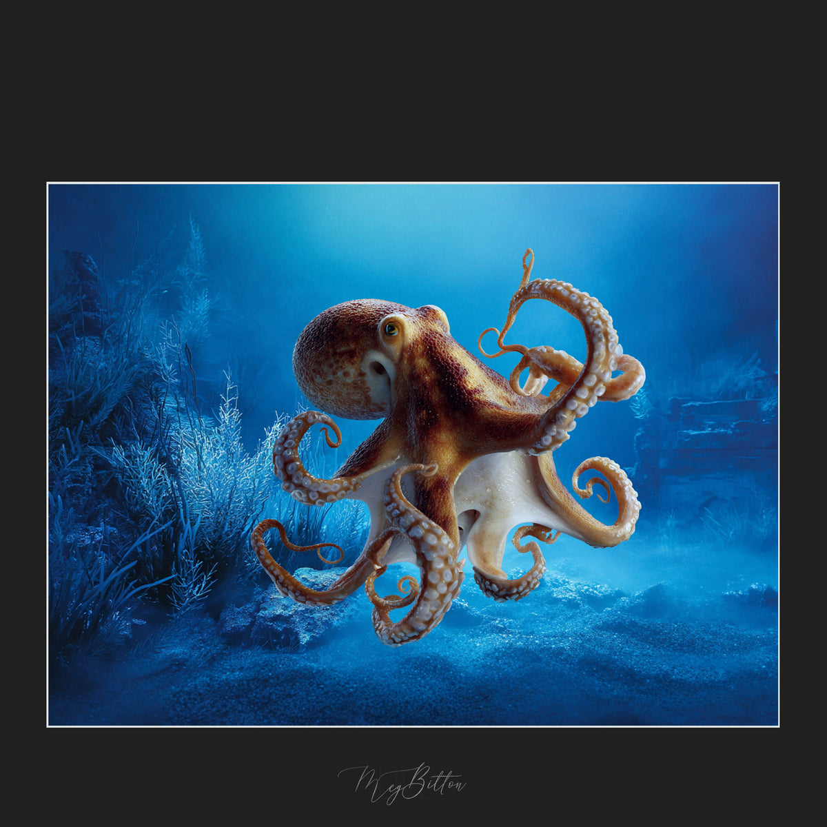 Magical Playful Octopus Overlays
