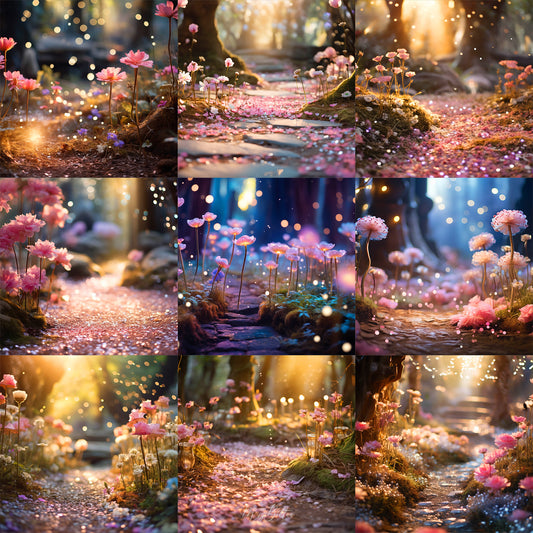 Ultimate Fairy Path Background Bundle