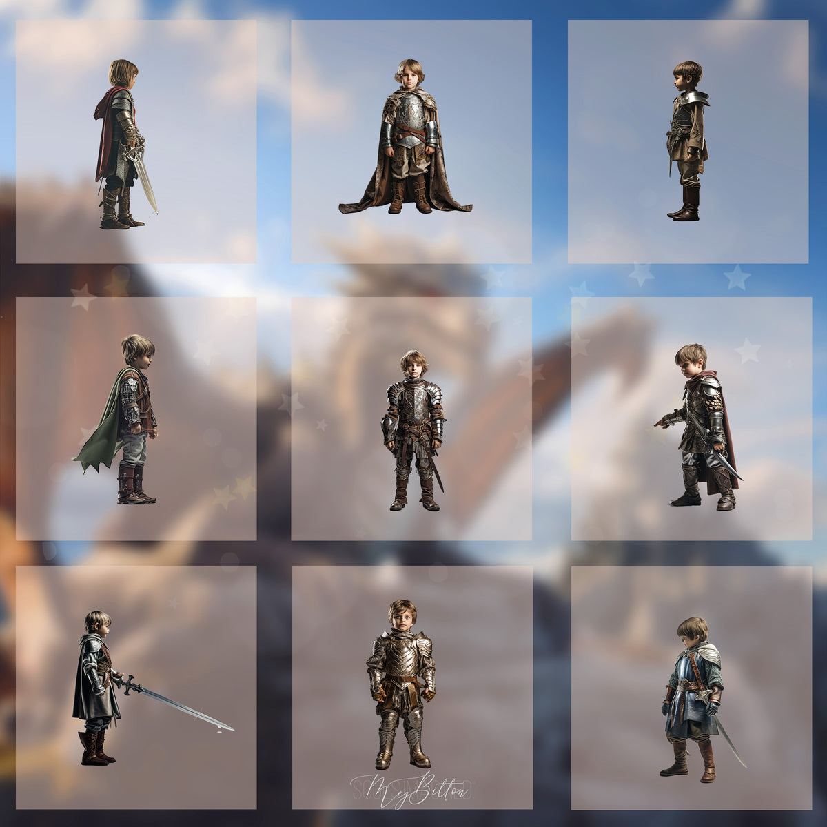 Magical Knight Model Overlays