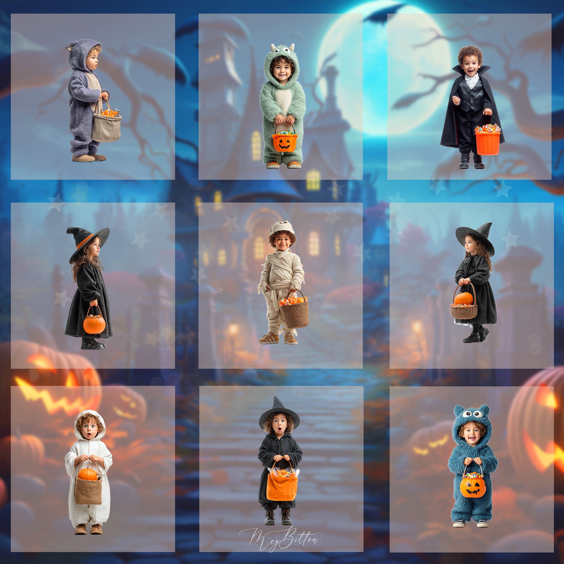 Magical Trick or Treat Model Overlays