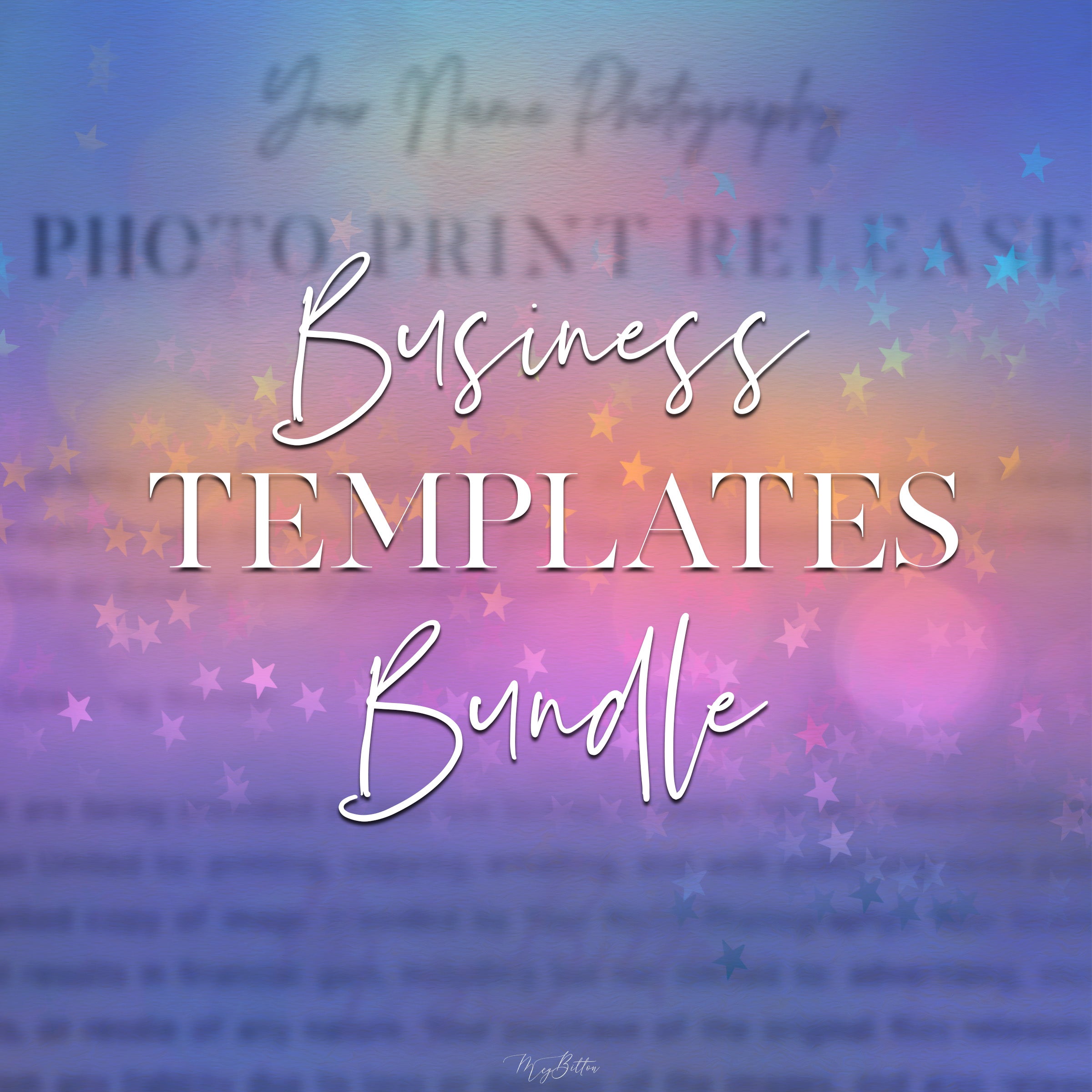 Business Template Bundle - Meg Bitton Productions