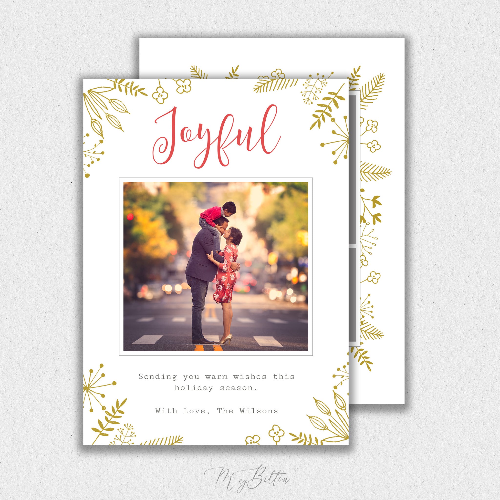 Joyful Card Template #1