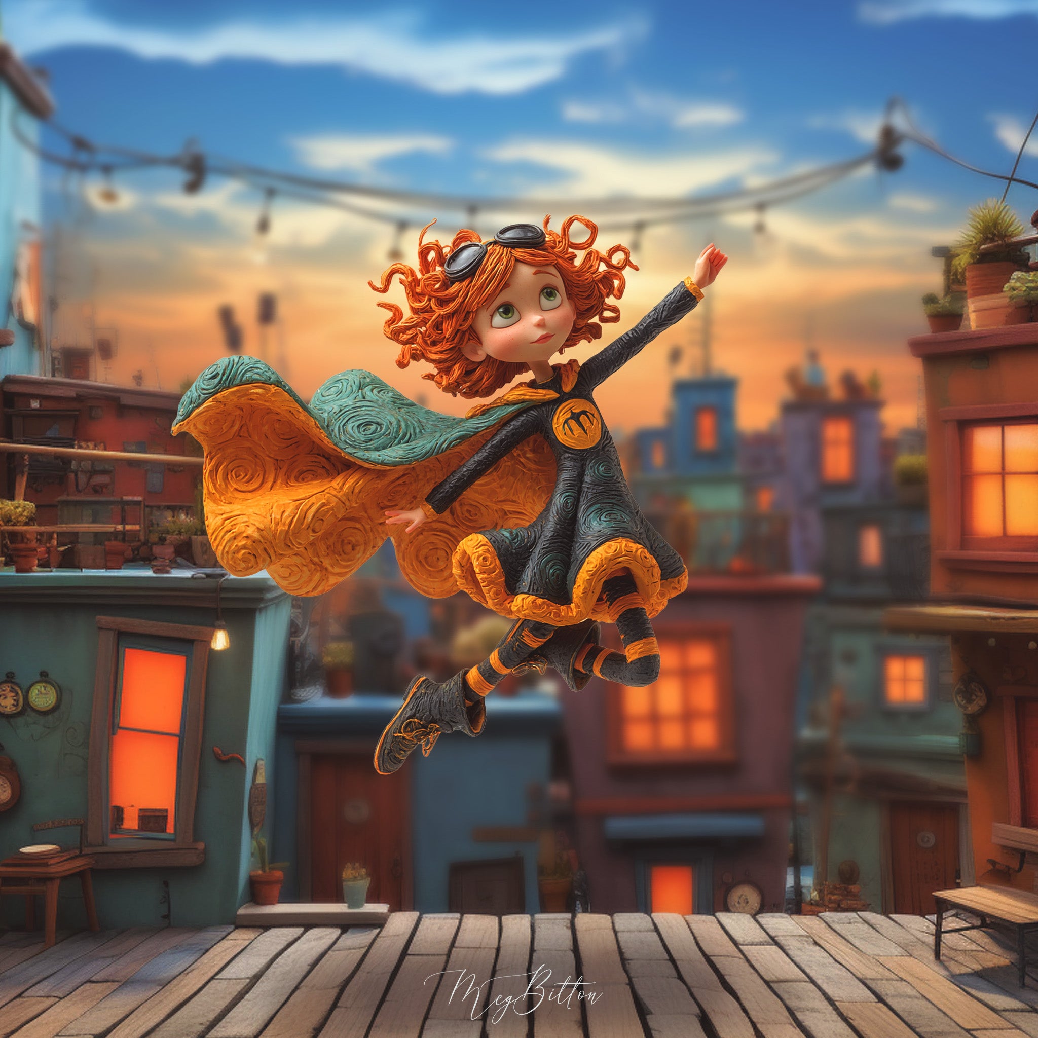 Claymation Kids Series: Superheroes Asset Pack