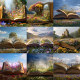 Fairy Book Background Bundle