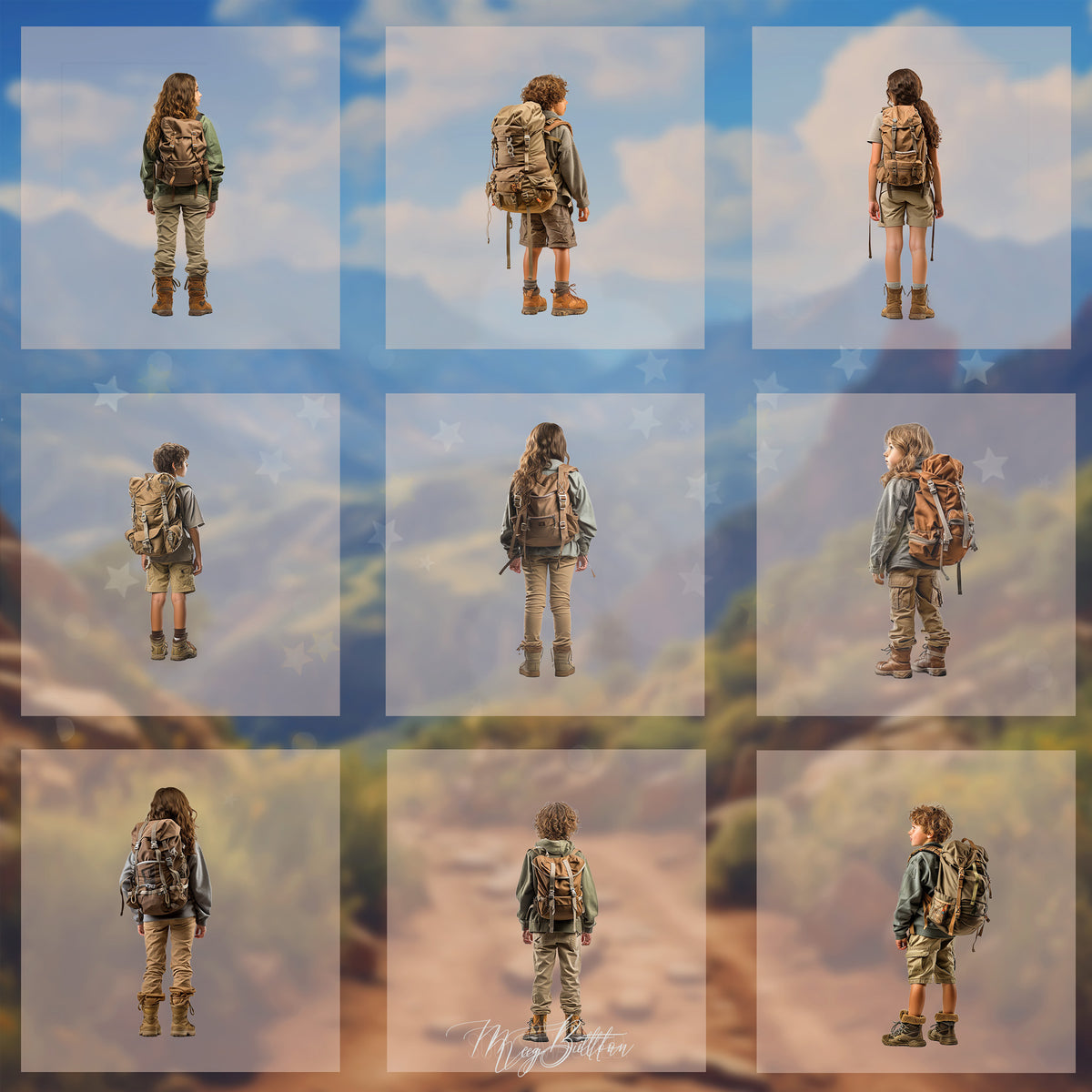 Magical Hiking Model Overlays – Meg Bitton Productions
