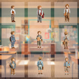 Magical Elementary Boy Model Overlays