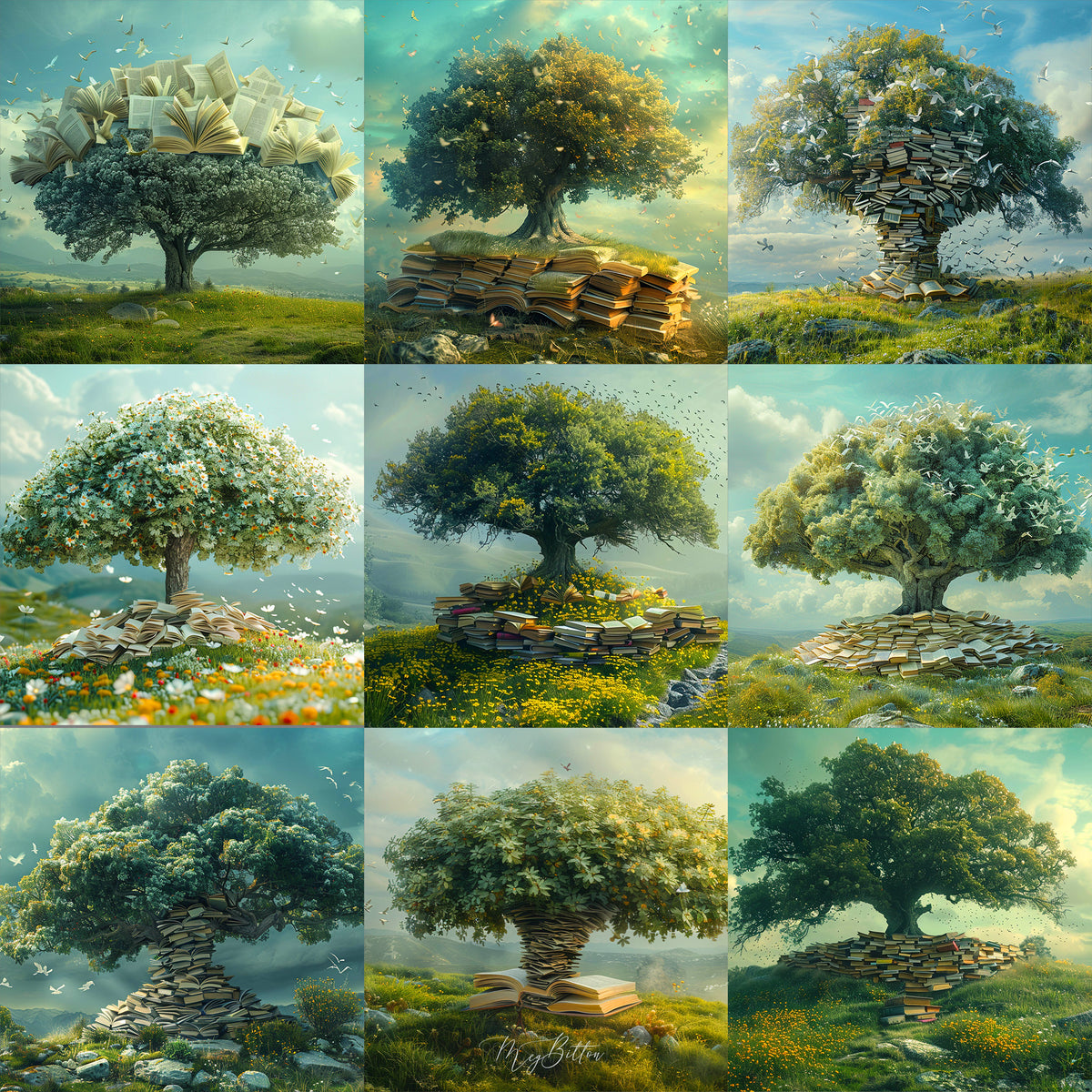 Reading Tree Background Bundle