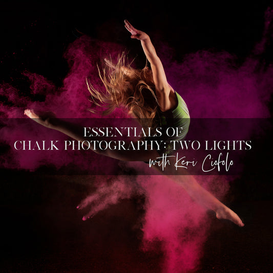 Essentials of Chalk Photography: Two LIghts