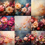 Grand Painted Floral Textures Bundle - Meg Bitton Productions