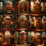Enchanted Library Background Bundle
