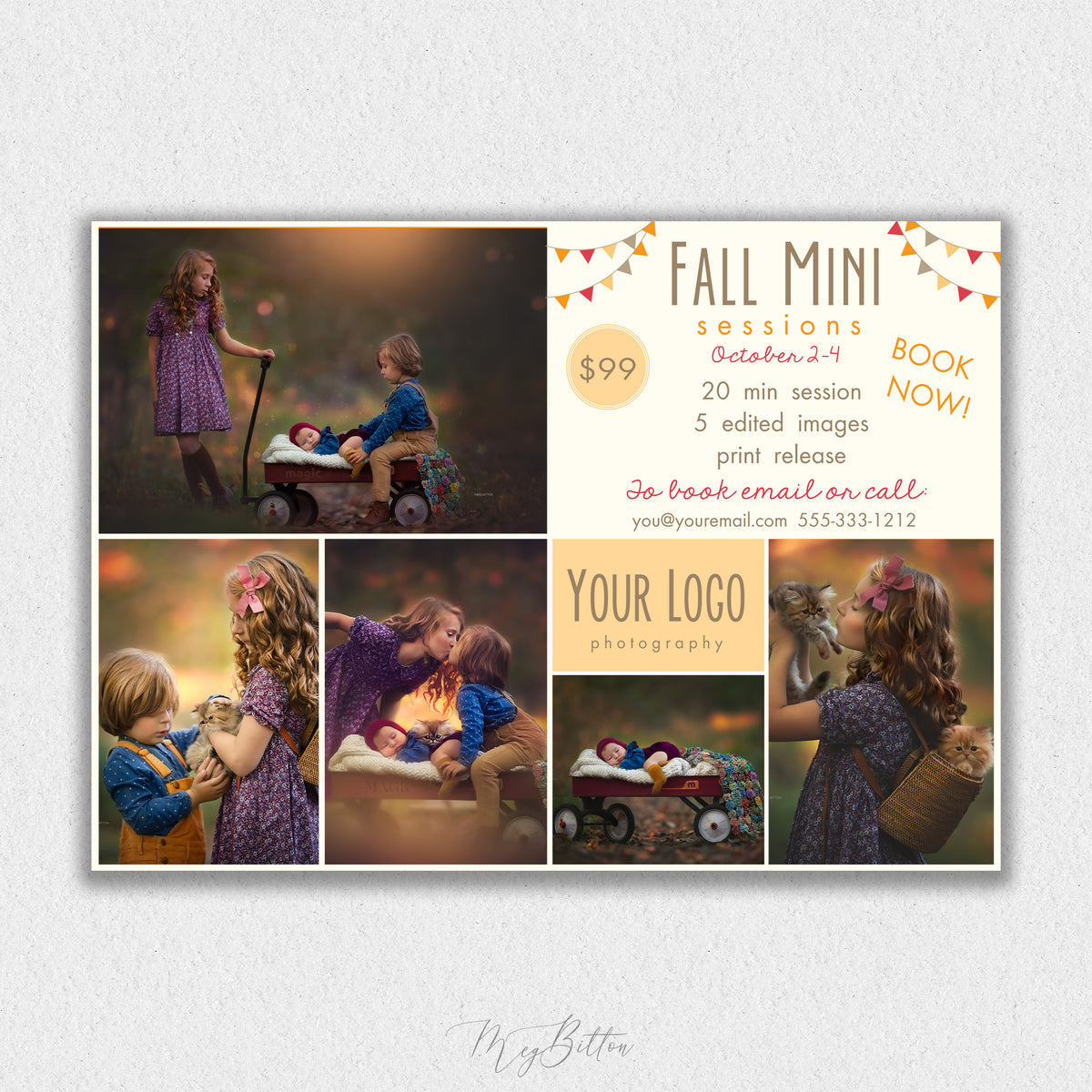 Fall Mini Session Template #8