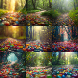 Ultimate Jelly Bean Path Background Bundle