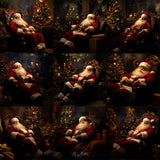 Napping Santa Background Bundle - Meg Bitton Productions