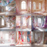 Elegant Floral Silks Background Bundle