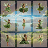 Magical Green Fairy Model Overlays