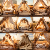 Boho Tent Background Bundle