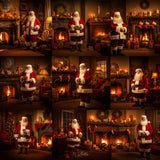 Vintage St. Nick Background Bundle - Meg Bitton Productions