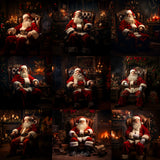 Seated Santa Background Bundle - Meg Bitton Productions