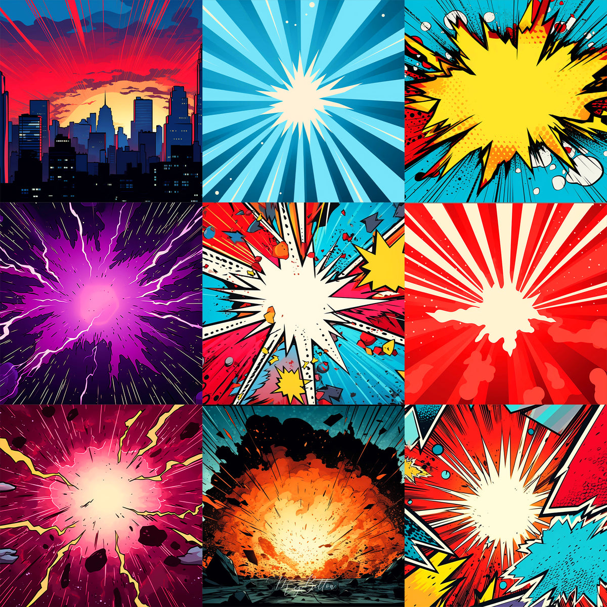 Comic D Texture Ultimate Comic Book Texture Bundle – Meg Bitton Productions