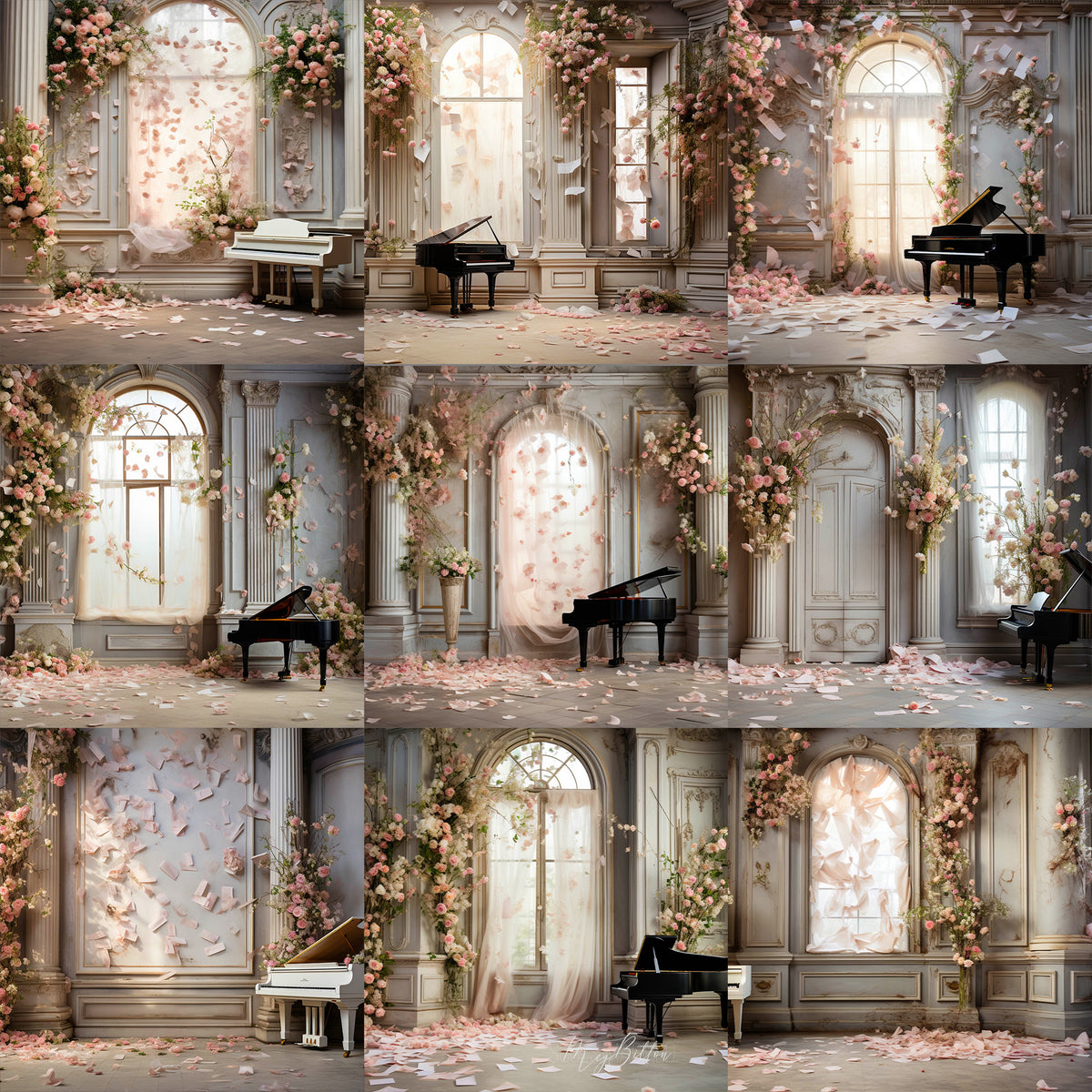 Elegant Melody Background Bundle