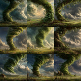 Skyward Vines Background Bundle