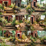 Spring Chicks Background Bundle