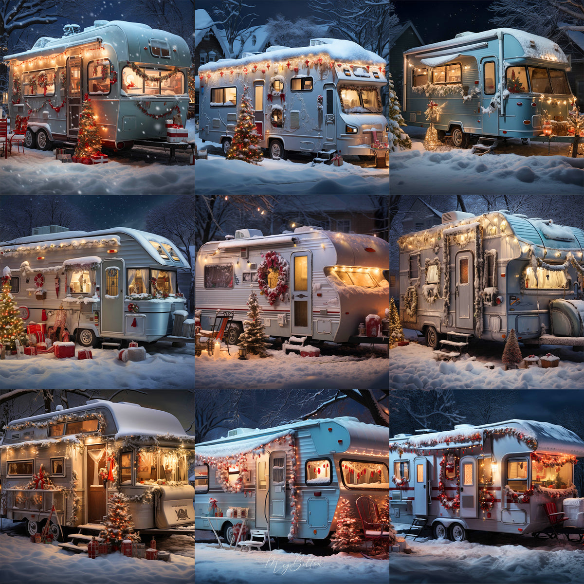 Holiday RV Background Bundle