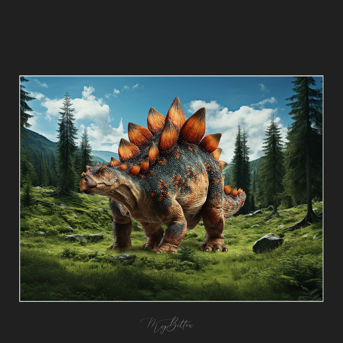 Magical Stegosaurus Overlays
