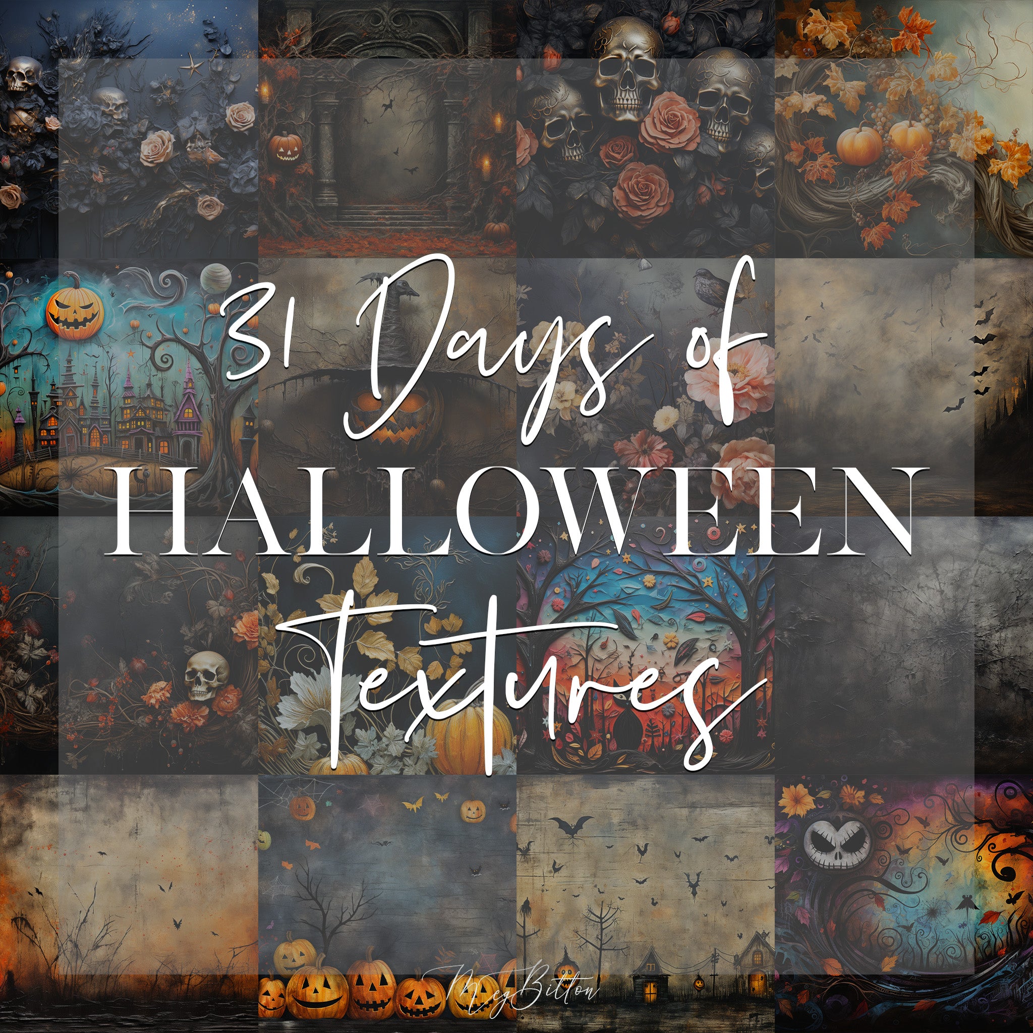 31 Days of Halloween Textures