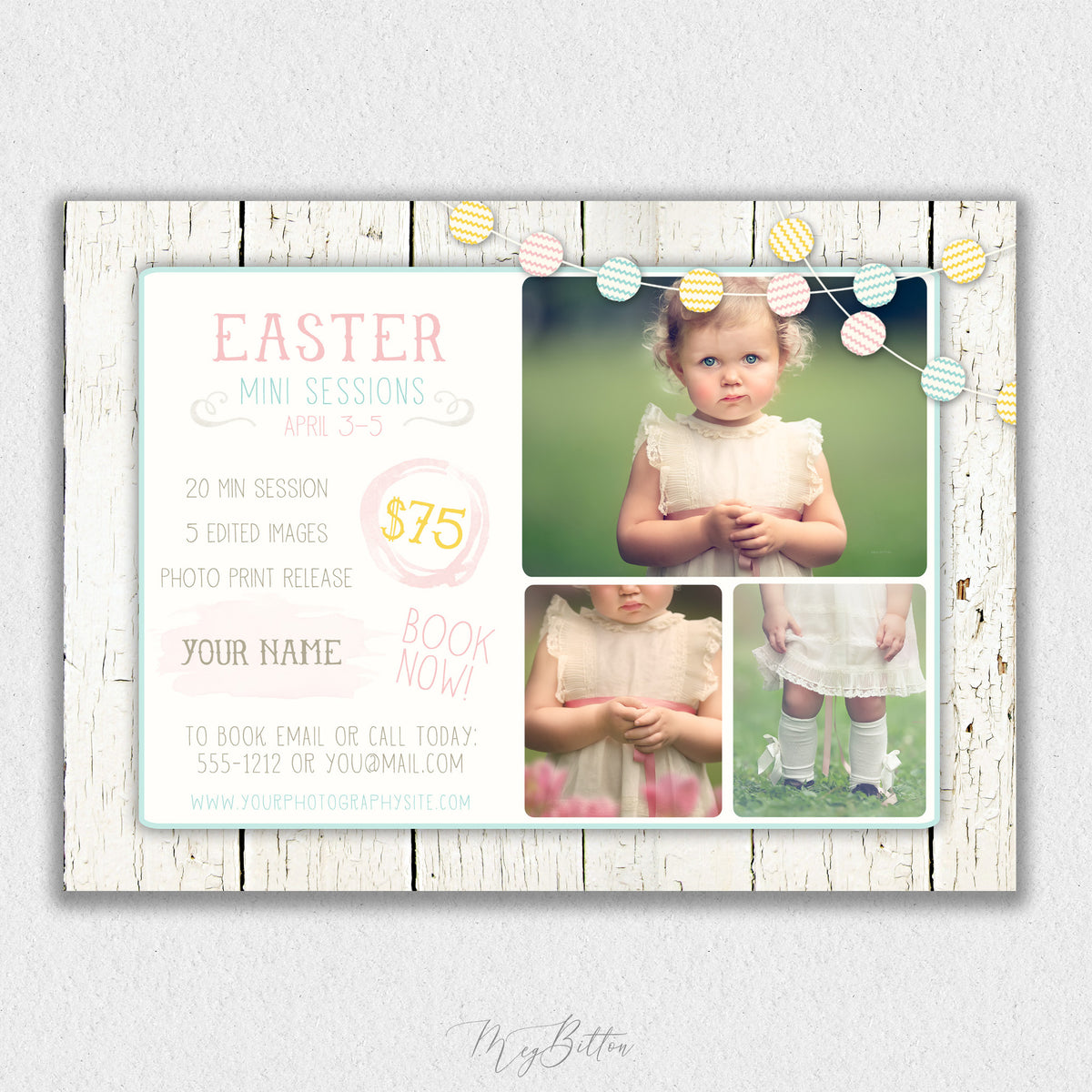 Easter Mini Session Template #5