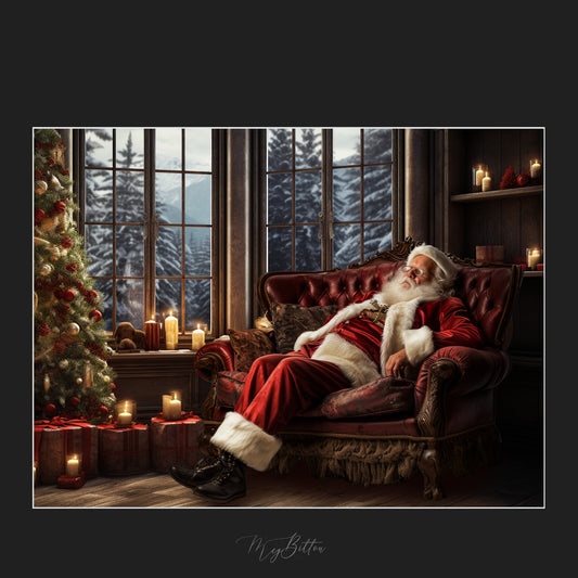 Magical Sleepy Santa Overlays - Meg Bitton Productions