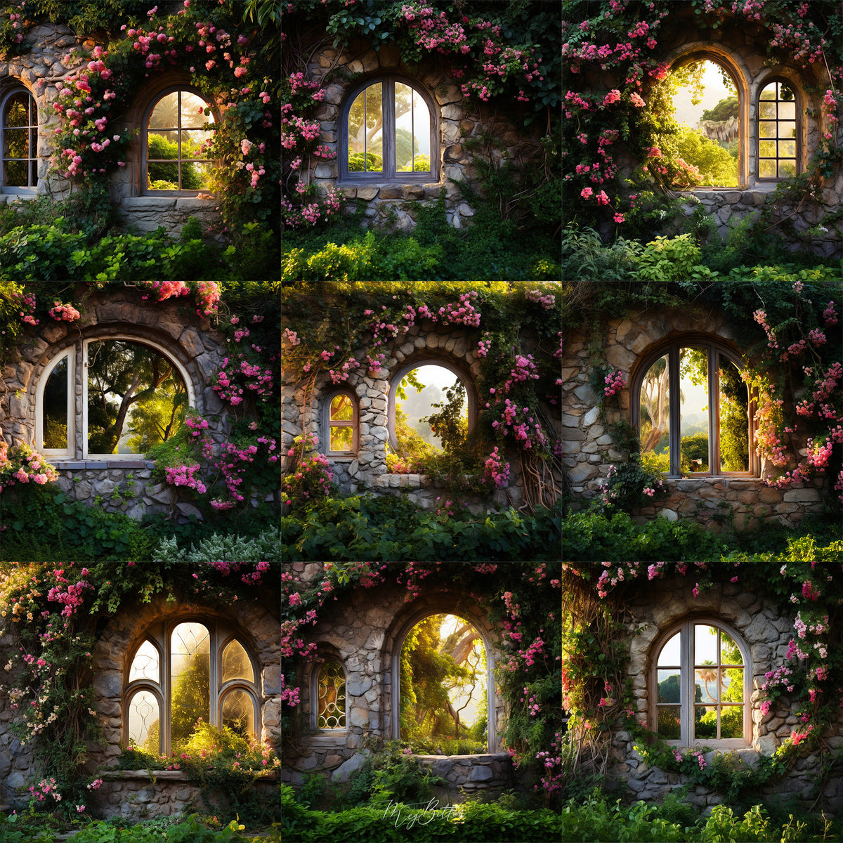 Garden Window Background Bundle