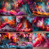 Ultimate Rainbow Dramatic Silks Background Bundle