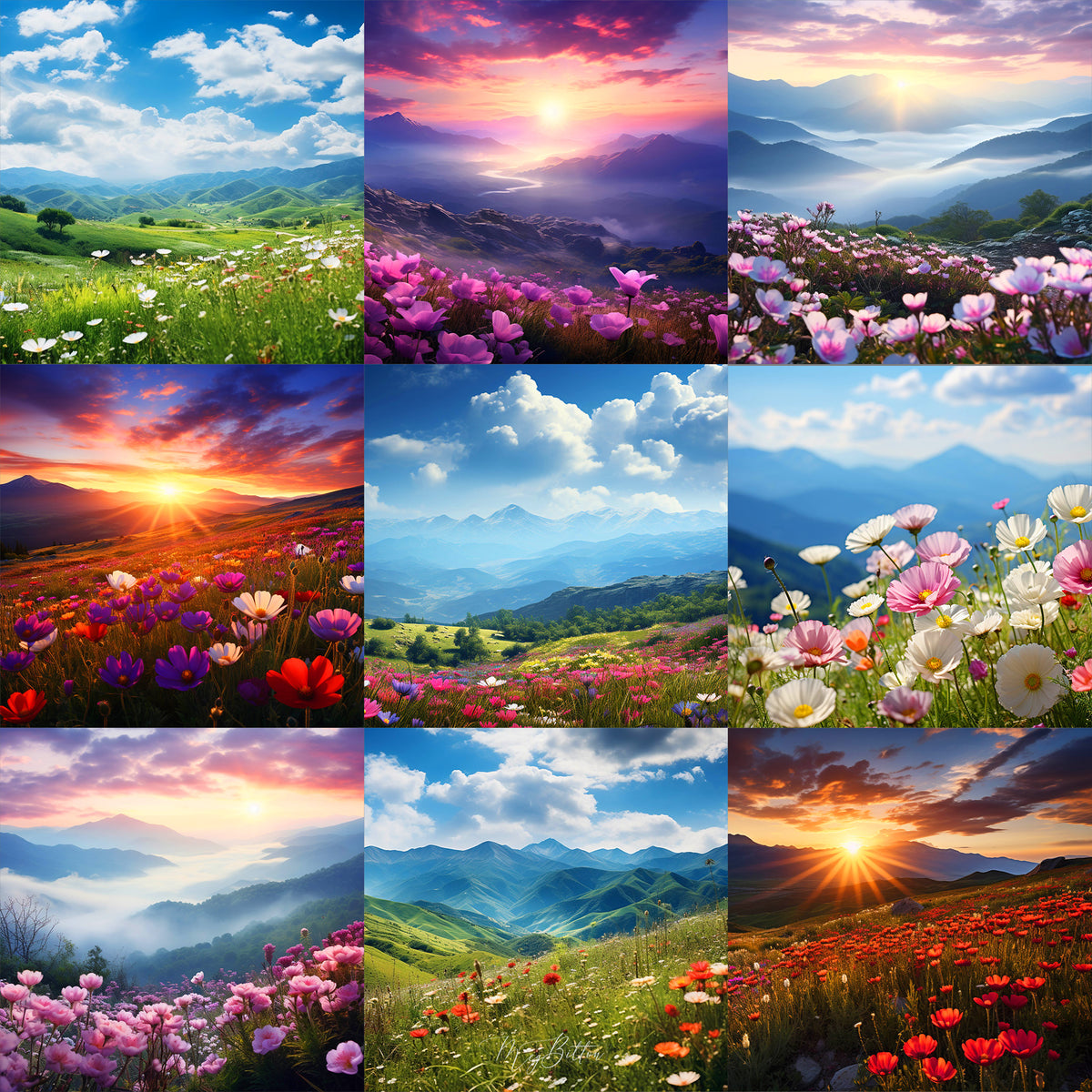 Ultimate Spring Vistas Background Bundle