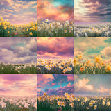 Daffodil Fields Background Bundle