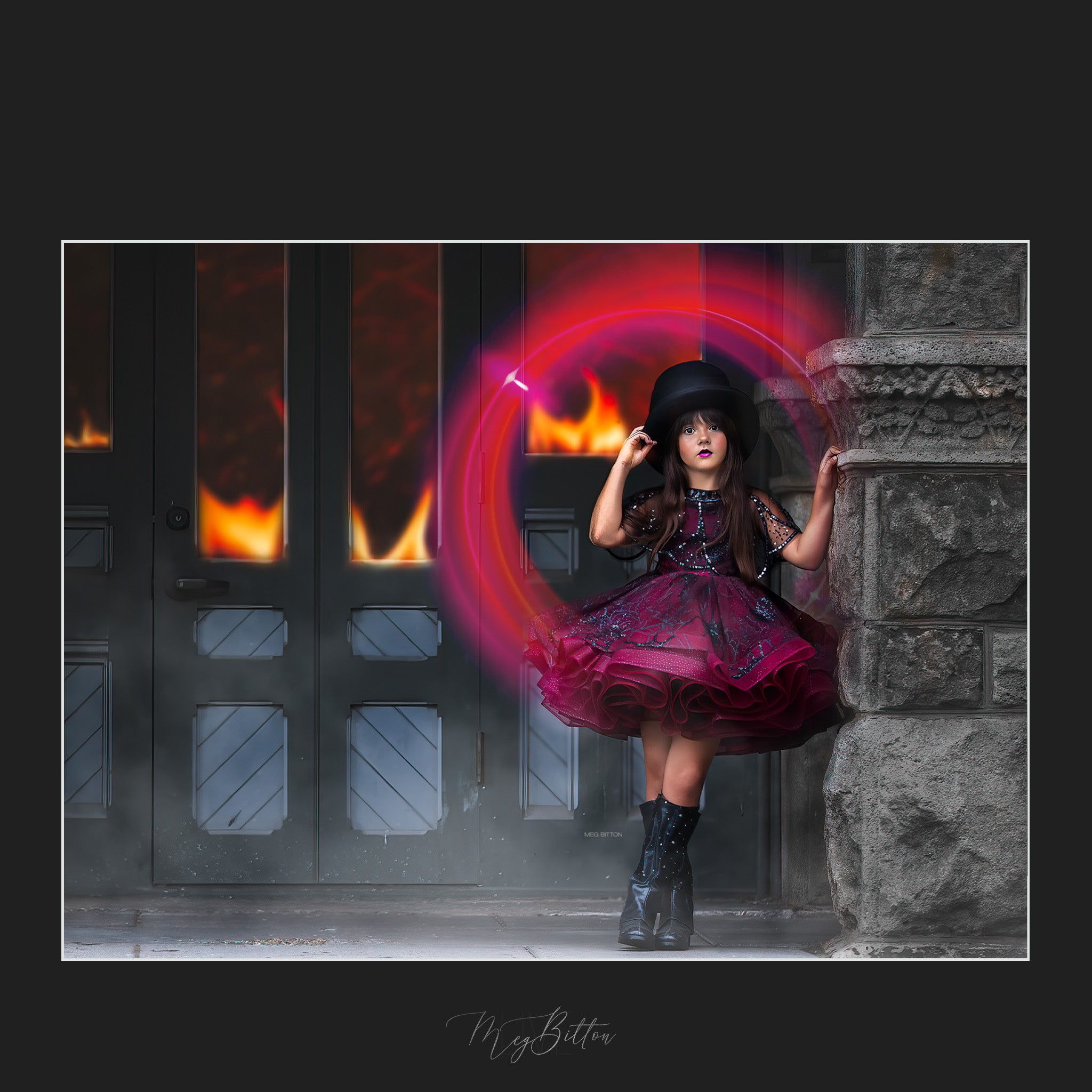 Magical Halloween Ring Flare Overlays - Meg Bitton Productions