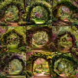 Spring Arch Background Bundle