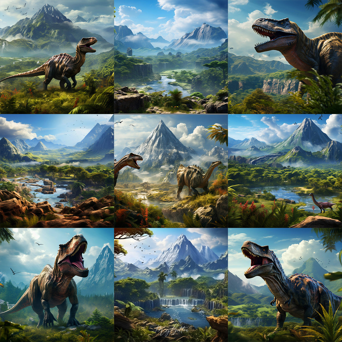 Ultimate Jurassic Background Bundle