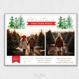 Holiday Tree Farm Mini Session Template