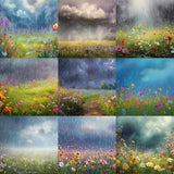April Showers Background Bundle