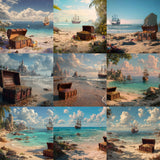 Treasure Cove Background Bundle